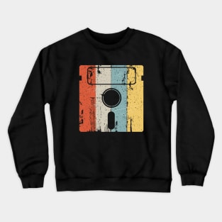 Programmer Nerd Computer Floppy Disc Retro Vintage Crewneck Sweatshirt